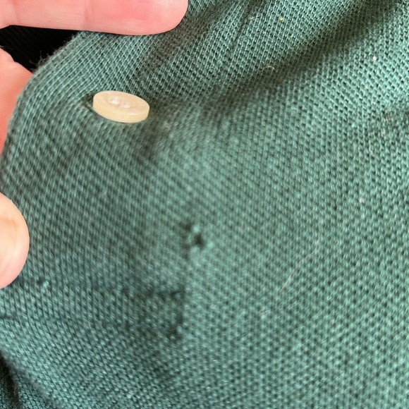 Vintage Slazenger OAKMONT Country Club Squirrel Logo 100% Cotton Polo XL - Picture 9 of 9